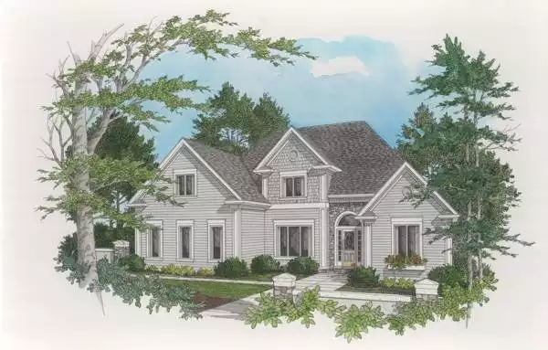 image of large traditional house plan 6322